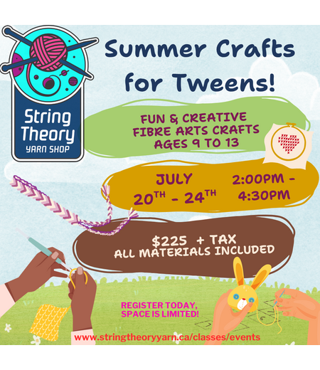 Summer Fibre Crafts Camp