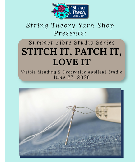 June 27 - Stitch It, Patch It, Love It: Visible Mending & Decorative Appliqué Studio