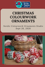 Sept 26 - Christmas  Nordic Colourwork Ornaments Studio