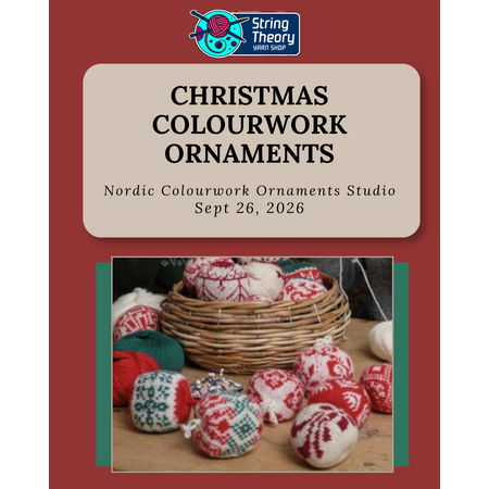 Sept 26 - Christmas  Nordic Colourwork Ornaments Studio