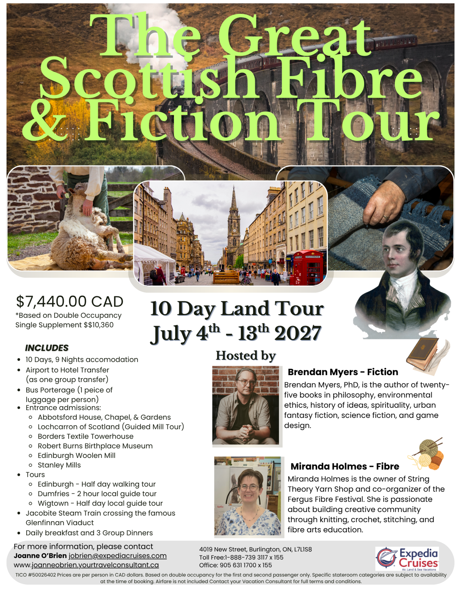 The Great Scottish Fibre and Fiction Tour