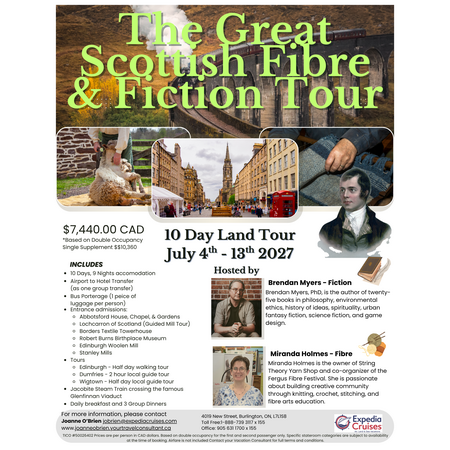 The Great Scottish Fibre and Fiction Tour