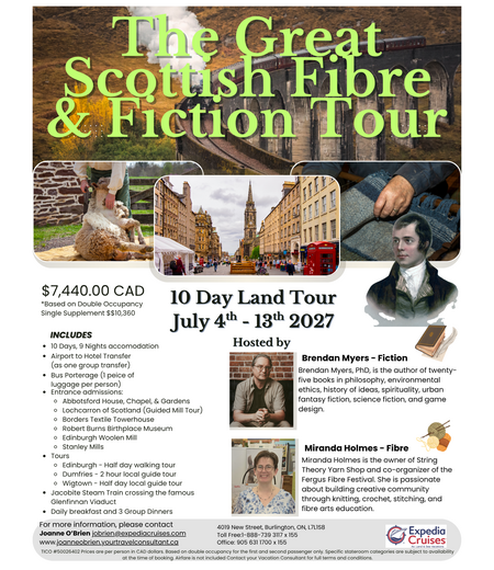 The Great Scottish Fibre and Fiction Tour