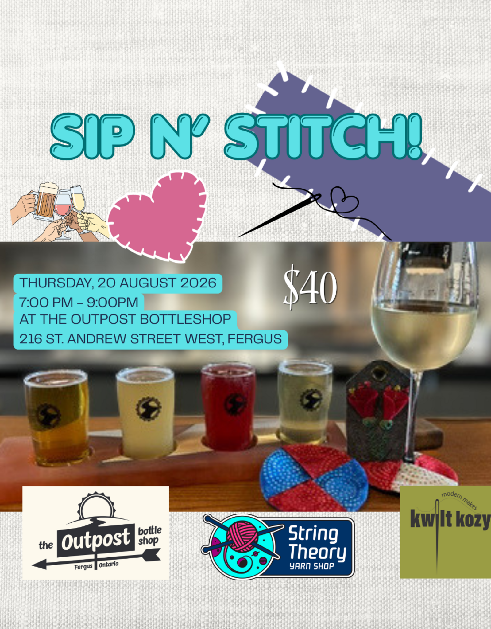 Sip N' Stitch