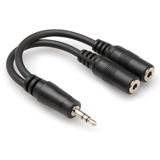 Hosa Hosa YMM-232 Y Cable 3.5mm TRS to Dual 3.5mm TRSF