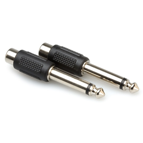 Hosa Hosa GPR-101 Adaptors RCA to 1/4” TS