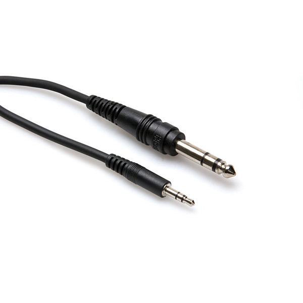 Hosa Hosa Stereo Interconnect Cable 5ft 3.5mm TRS to 1/4” TRS