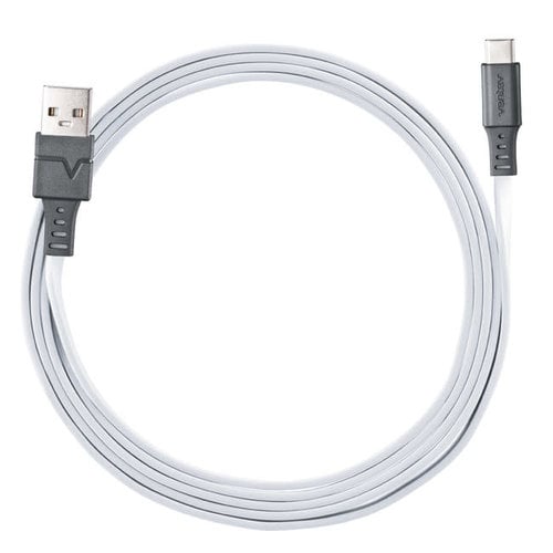 Ventev Charge/Sync Alloy Cable USB-C 6ft Whit