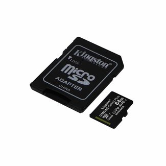 Kingston Kingston 64GB microSDXC Canvas Select Plus Class 10 Flash Memory Card SDCS2