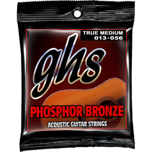 GHS GHS TM335 Phosphor Bronze Acoustic Strings True Medium 13-56