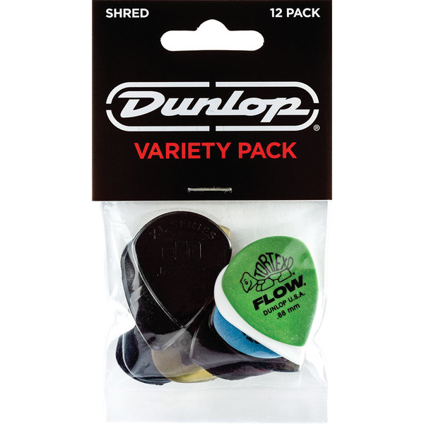 Jim Dunlop Dunlop PVP118 Shred Variety Pack Guitar Picks (12-Pack)