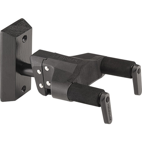 Hercules Hercules Auto Grip System  Guitar Hanger Black Wood Base