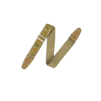 Levy's Levy's Hemp Guitar Strap Rosa Motif MH8P-008