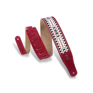 Levy's Levy's PRINT SERIES Embellish Suede Guitar Strap
