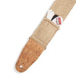 Levy's Levy's CLASSIC SERIES Hemp Guitar Strap with Natural Cork Ends