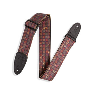 Levy's Levy’s Cork Guitar Strap with Orleans Pattern MX8-004