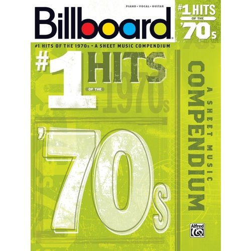 Billboard No. 1 Hits of the 1970s Piano/Vocal/Guitar