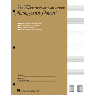 Hal Leonard Hal Leonard Standard Manuscript Paper