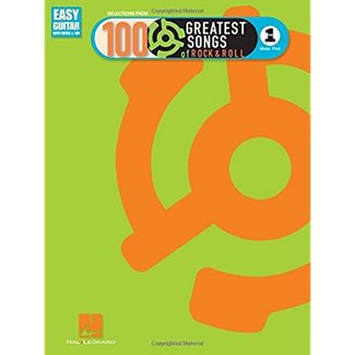 Hal Leonard Easy Guitar: Selections from VH1's 100 greatest songs of Rock & Roll