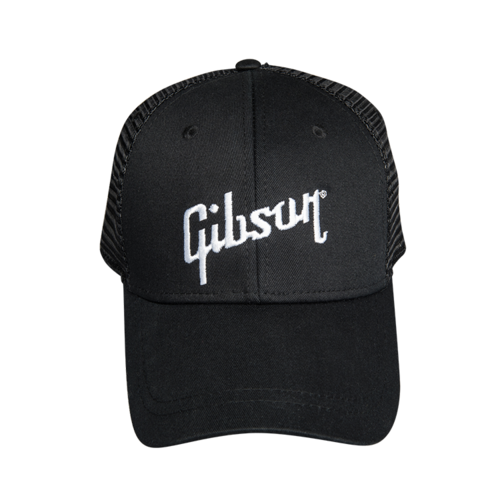 Gibson Gibson Black Trucker Snapback Hat