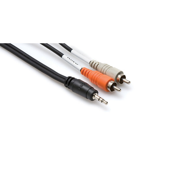 Hosa Hosa CMR-203 Stereo Breakout 3.5 mm TRS to Dual RCA 3 ft