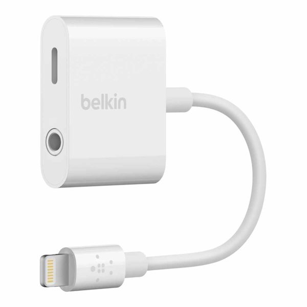 Belkin Belkin 3.5MM and Lightning Headphone Adapter White