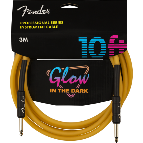Fender Fender Professional Glow in the Dark Cable Orange 10'