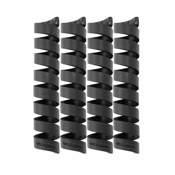 Bluelounge Bluelounge - CableCoil 4 Pack Black