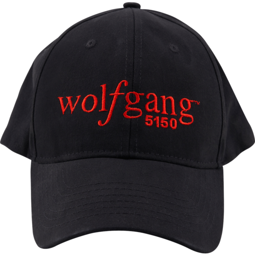 EVH® Wolfgang® Fitted Hat Black with Red Wolfgang®/5150® Logo