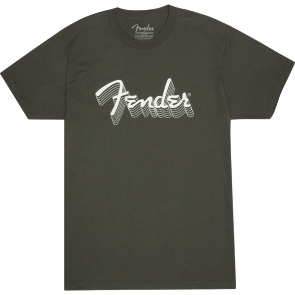 Fender Fender® Reflective Ink T-Shirt Charcoal Large