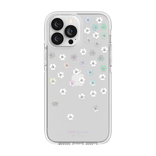 Kate Spade Kate Spade Defensive Case Scattered Flowers Iridescent for iPhone 13 Pro Max