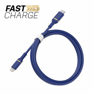 Otterbox Otterbox Charge/Sync Lighting to USB-C Fast Charge Cable 4ft Blue