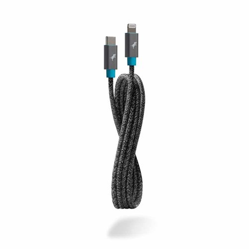 Nimble Nimble PowerKnit USB-C to Lightning Charge Cable Space Gray 3ft