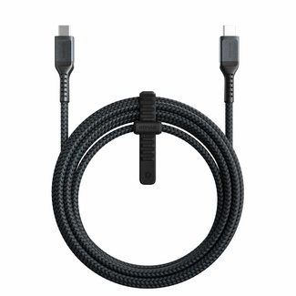 Nomad Nomad Charge/Sync USB-C to USB-C Cable in Kevlar 10ft Black