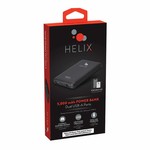 Helix Helix Powerbank 5,000 mAh with Dual USB-A Ports Black