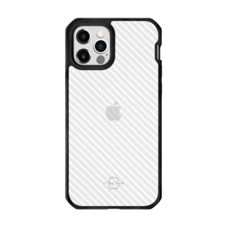 ITSKINS Hybrid Tek DropSafe Case Black/Transparent for iPhone 12/12 Pro