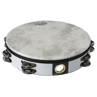 Remo Remo Fiberskyn® Tambourine Quadura® White 10"