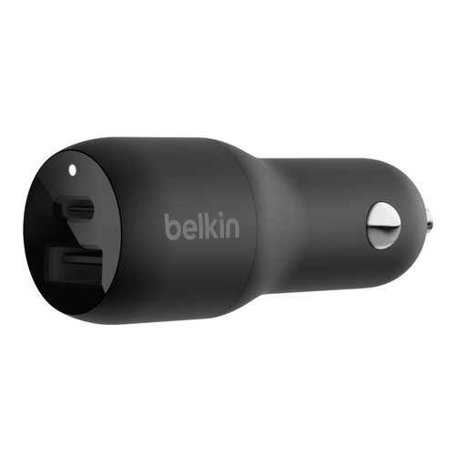 Belkin *CL Belkin Car Charger BOOSTCHARGE Dual with PPS 37W Black