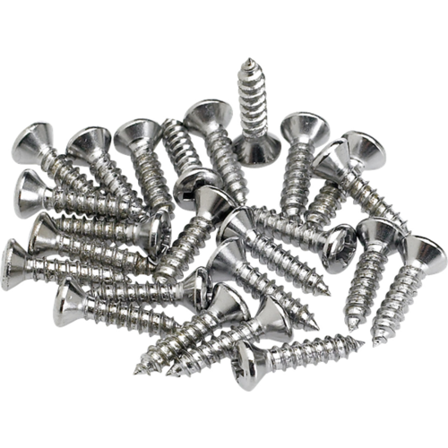 Fender Fender Pickguard/Control Plate Mounting Screws 24 Chrome