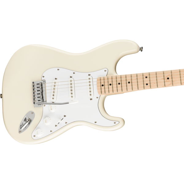 Fender Fender Squier Affinity Series Stratocaster Maple Neck White Pickguard  Olympic White
