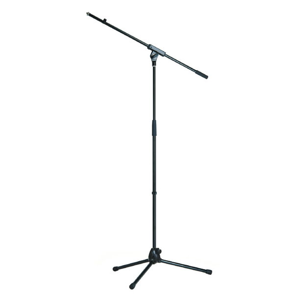 Konig & Meyer K&M Microphone Stand With Striaght Boom Arm - 21070 - Black