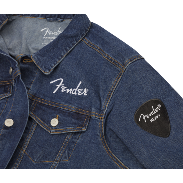 Fender Fender® Jean Jacket with Patches Blue Large