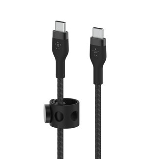 Belkin Belkin BOOSTCHARGE PRO Flex USB-C to USB-C Charge/Sync Cable 6ft Black