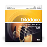 D'Addario D’Addario EJ14 80/20 Bronze Acoustic Guitar Strings Light/Medium 12 - 56