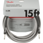 Fender Fender Professional Series Tweed Instrument Cables Silver 15ft