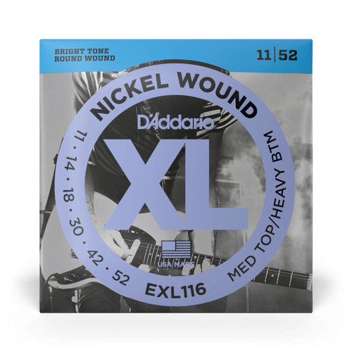 D'Addario D’Addario EXL116 Nickel Wound XL Electric Strings Medium/Heavy 11-52