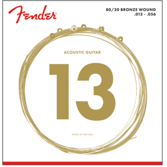 Fender Fender 80/20 Bronze Acoustic Strings Medium 13-56