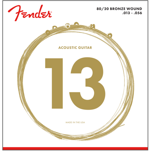 Fender Fender 80/20 Bronze Acoustic Strings Medium 13-56