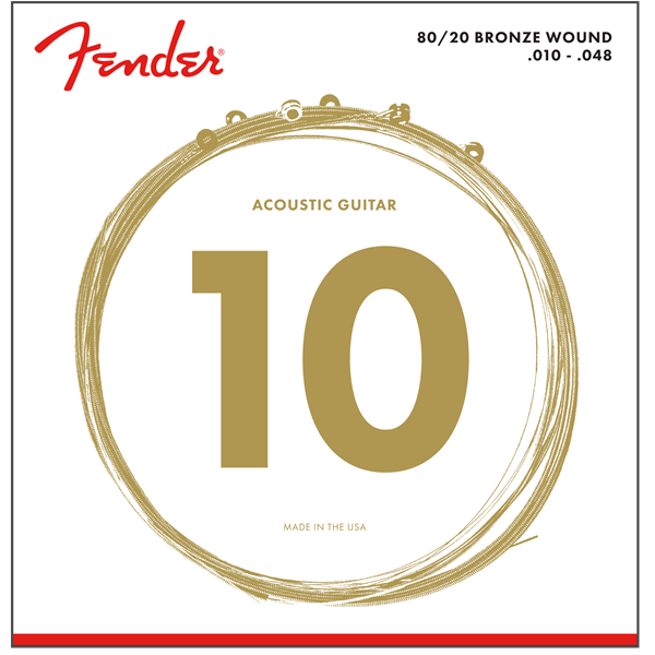 Fender Fender 80/20 Bronze Acoustic Strings Extra Light 10-48