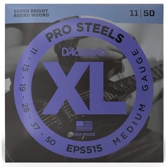 D'Addario D’Addario EPS515 Pro Steels XL Electric Strings Medium  11-50